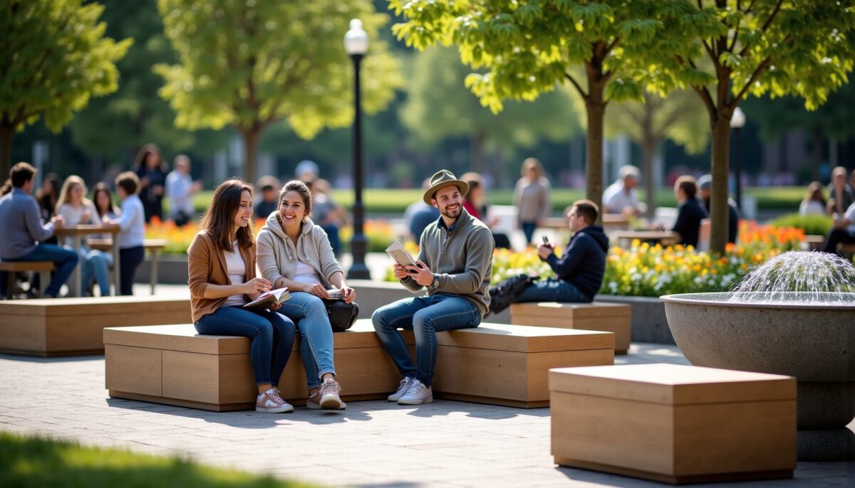 Mobilier urbain : concevez des espaces publics qui captivent et rassemblent